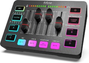 platine mixage xlr fifine 01 camel design - Camel Design