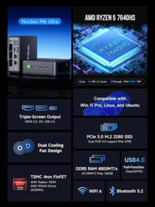 GMKtec Mini PC NucBox M6 Ultra 02 - Camel Design