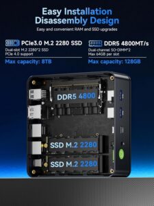 GMKtec Mini PC NucBox M6 Ultra 05 - Camel Design