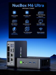 GMKtec Mini PC NucBox M6 Ultra 06 - Camel Design
