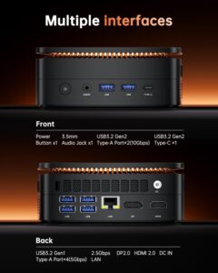 NiPoGi Hyper H1 Mini PC W 11 Pro 07 camel design - Camel Design
